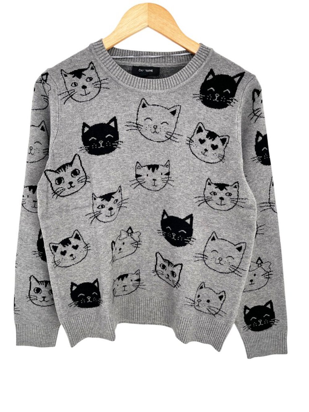 Calligraphie Women's Cat Sweater Medium NWT
